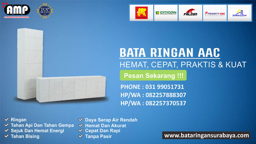 Distributor Bata Ringan, Panel Lantai, Semen Mortar