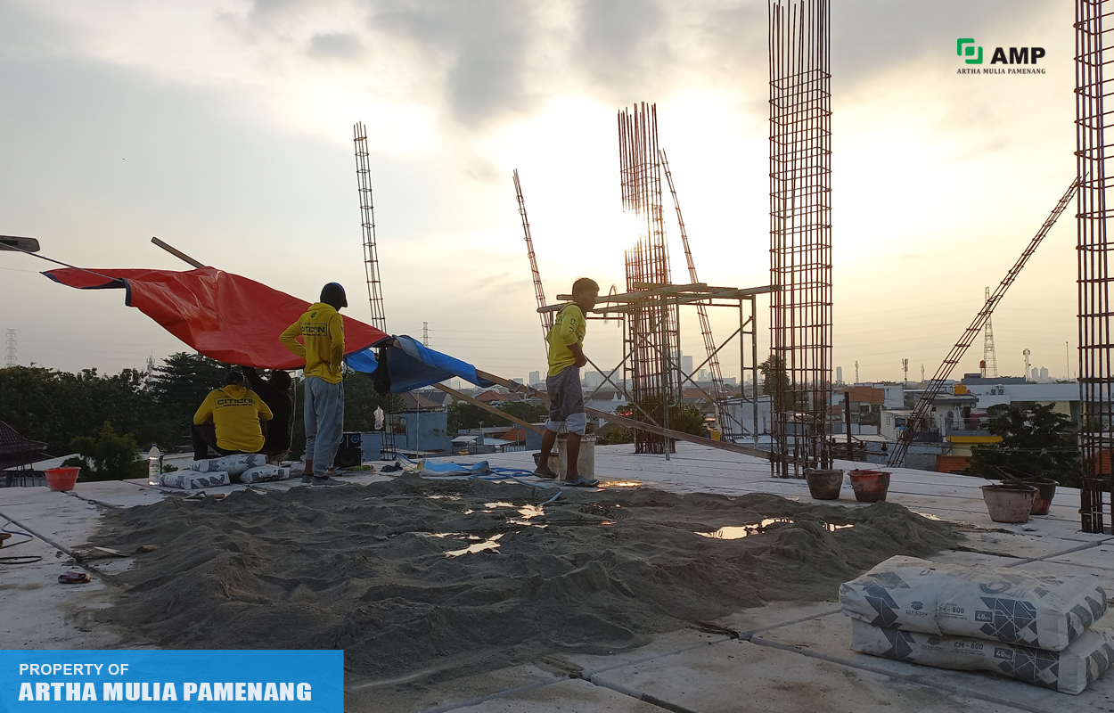 Pemasangan Panel Lantai Di Mulyorejo Surabaya Property of Artha Mulia Pamenang - Jual Bata Ringan Murah