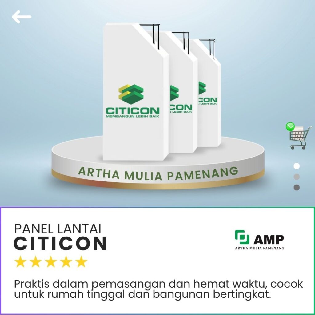 Artha Mulia Pamenang - Jual Bata Ringan Murah - Panel Lantai Citicon