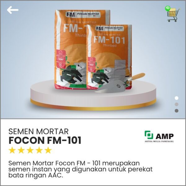Artha Mulia Pamenang - Jual Bata Ringan Murah - Semen Mortar Focon