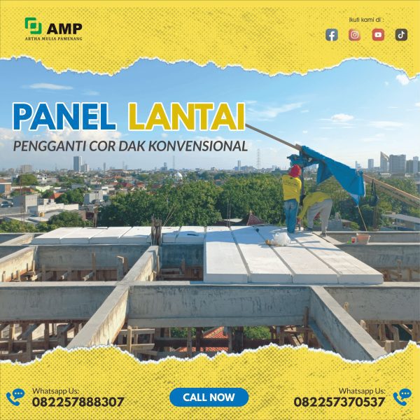 Artha Mulia Pamenang - Jual Bata Ringan Murah - Panel Lantai