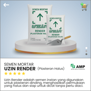 Artha Mulia Pamenang - Jual Bata Ringan Murah - Semen Mortar Uzin Render